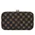 Anekaant Web Embroidered Sequines Faux Silk Clutch Black & Gold