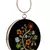 Anekaant Gala Embroidered Velvet Round Clutch Black & Multi