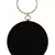 Anekaant Gala Embroidered Velvet Round Clutch Black & Multi