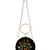 Anekaant Gala Embroidered Velvet Round Clutch Black & Multi