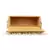 Anekaant Oblong Embroidered Faux Slik Clutch Gold & White