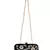 Anekaant Adorn Embellished Velvet Clutch Bottle Green & Gold