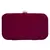 Anekaant Adorn Sequines Embellished Velvet Clutch Magenta & Gold