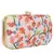 Anekaant Adorn Embroidered Faux Silk Clutch White & Multi