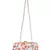 Anekaant Adorn Embroidered Faux Silk Clutch White & Multi