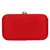 Anekaant Adorn Embellished Faux Silk Clutch Red & White