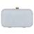 Anekaant Adorn Embroidered Faux Silk Clutch White & Multi