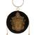 Anekaant Amman Embellished Velvet Round Clutch Black