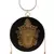 Anekaant Amman Embellished Velvet Round Clutch Black