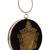 Anekaant Amman Embellished Velvet Round Clutch Black