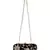Anekaant Adorn Sequines Embellished Velvet Clutch Black & Gold
