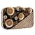 Anekaant Adorn Embellished Velvet Clutch Black & Antique
