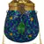 Anekaant Cask Mosaic Metal Clutch Blue & Multi
