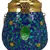 Anekaant Cask Mosaic Metal Clutch Blue & Multi