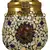 Anekaant Cask Mosaic Metal Clutch White & Multi