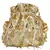 Anekaant Dangle Sequines Embellished Faux Slik Potli White & Gold