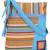 Anekaant Striped Canvas Sling Bag Blue & Multi