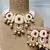 Beige necklaces