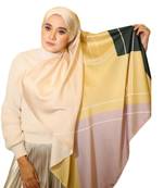 Women'S Occasion Wear Printed Satin Silk Square Hijab Scarf Dupatta