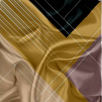 Women'S Occasion Wear Printed Satin Silk Square Hijab Scarf Dupatta 2