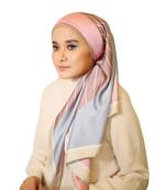 Women'S Party Wear Satin Silk Printed Square Scarf Hijab Dupatta