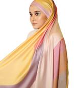 Women'S Daily Wear  Satin Silk Square Printed Hijab Scarf Dupatta