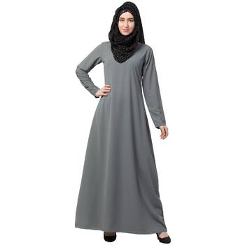A-Line Inner Abaya - Grey 1