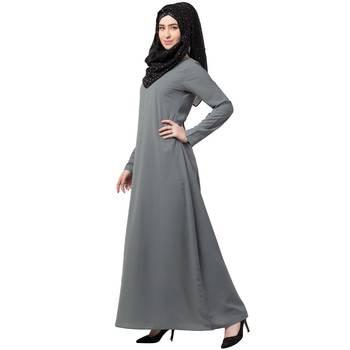 A-Line Inner Abaya - Grey 3