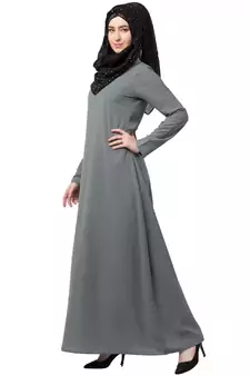 A-Line Inner Abaya - Grey