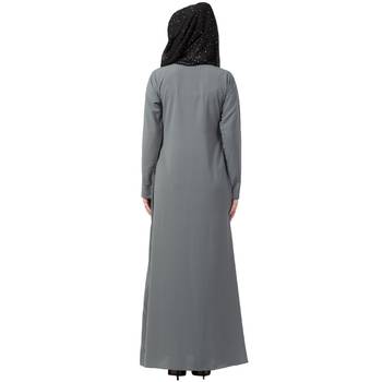 A-Line Inner Abaya - Grey 4