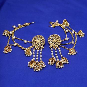 Gold Danglers Drops 2