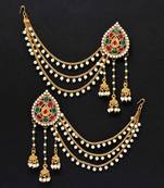 Maroon Danglers Drops