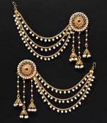 Maroon Danglers Drops