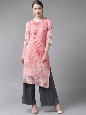 Light-green printed rayon salwar 1