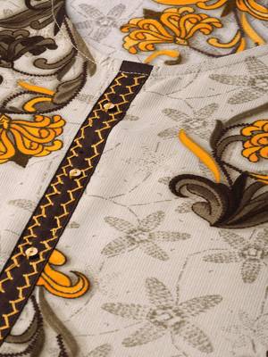 Grey printed liva ethnic-kurtis 5