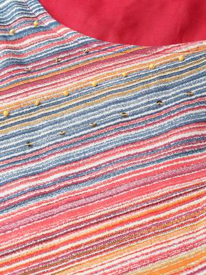 Red printed liva long-kurtis 5