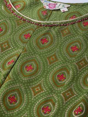 Maroon printed liva long-kurtis 5