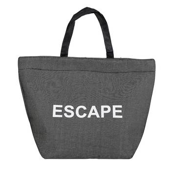 Shree Shyam Products Black Tote Bag Shoulder Bags For Shopping Jute Canvas Handbags Casual For Women 1