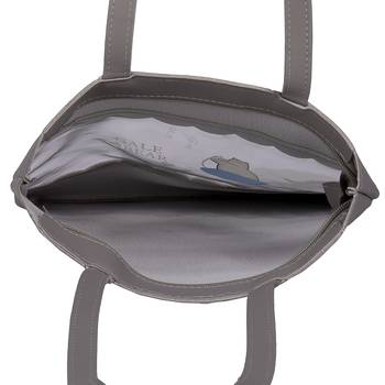 Shree Shyam Products Grey Tote Bag Transparent Shoulder Bag See Through Beach Bag With Small Clear  For Women/Girls 3