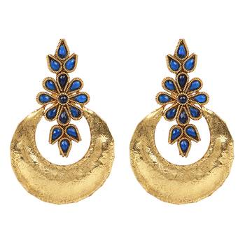 Blue chandbali 1