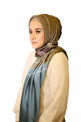 High Quality Smoothy Silk Printed Square Hijab Dupatta Scarf For Women 1
