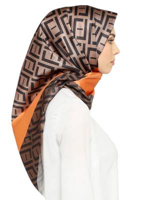 High Quality Smoothy Silk Printed Square Hijab Scarf Dupatta For Women 1