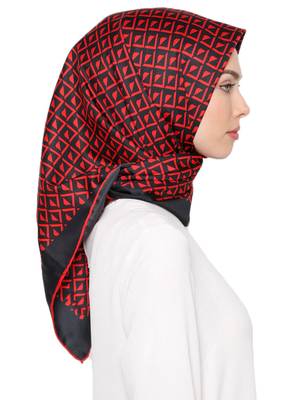 Women'S Daily Wear Satin Silk Square Hijab Scarf Dupatta 2