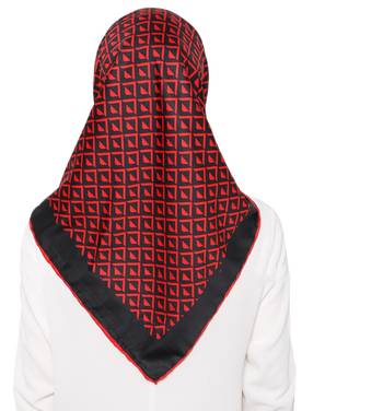 Women'S Daily Wear Satin Silk Square Hijab Scarf Dupatta 3