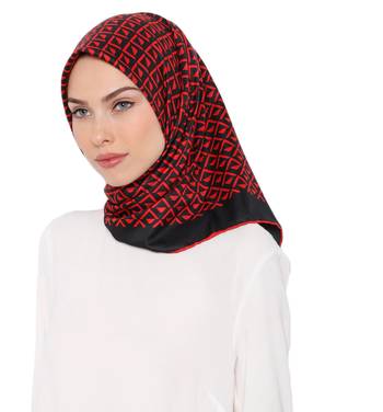 Women'S Daily Wear Satin Silk Square Hijab Scarf Dupatta 1