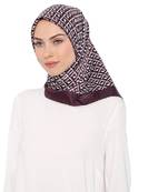 Printed Satin Silk Square Scarf Dupatta Hijab (110 * 110 Cm, Multi)