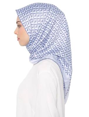 Printed Satin Silk Square Hijab Scarf Dupatta For Women 1