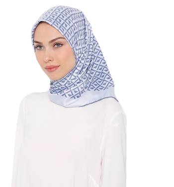Printed Satin Silk Square Hijab Scarf Dupatta For Women 3