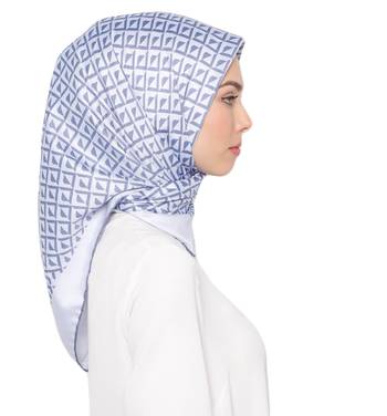 Printed Satin Silk Square Hijab Scarf Dupatta For Women 4