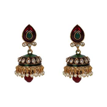Multicolor jhumkas 1